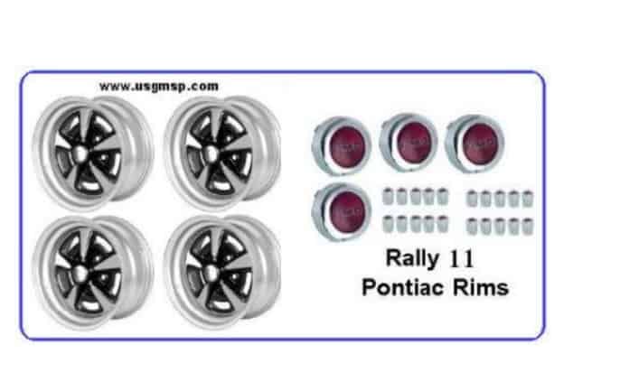 Rally II rim set (4) 15x 7 & 8's